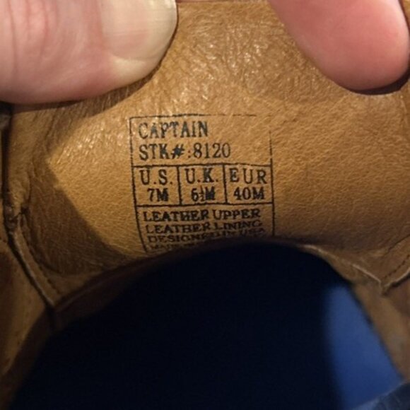 Dr Comfort Captain Brown Leather Cap Toe Derby Comfort Shoes Mens Size 7 M Dress main image 4